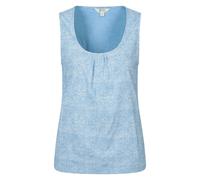 Mountain Warehouse Womens Orchid Floral Tank Top - Pale Blue - 4 UK - Pale Blue - 100% Viscose