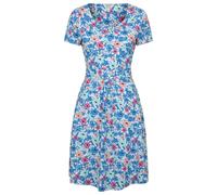 Mountain Warehouse Womens Orchid Floral UV Dress - Bright Blue - Bright Blue - 6 UK - 95% Cotton/5% Elastane