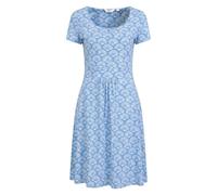 Mountain Warehouse Womens Orchid Seashells UV Protection Midi Dress - Light Blue - Light Blue - 12 UK
