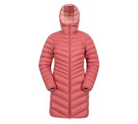 Mountain Warehouse Florence Womens Long Padded Jacket | Lightweight & Water Resistant Puffer Rain Coat with Hood, Warm & Comfortable Padded Insulation -30°C Heat Rating, For Winter