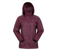 Mountain Warehouse Women's Pakka II Waterproof Jacket - Dark Purple - 22 UK - Dark Purple - 100% Polyester