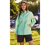 Mountain Warehouse Women's Pakka II Waterproof Jacket - Mint - Mint - 6 UK