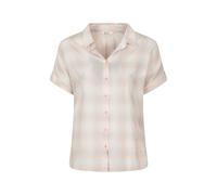 Mountain Warehouse Womens Palm Checked Relaxed Fit Shirt - Pale Pink - 10 UK - Pale Pink - 100% Cotton