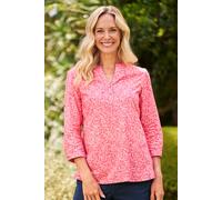 Mountain Warehouse Womens Petra Printed 3/4 Sleeve Shirt Summer Ladies Tee Top