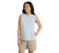 Mountain Warehouse Womens Petra Printed Sleeveless Shirt - White - 18 UK - White - 100% Cotton