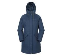 Mountain Warehouse Womens Polperro Lightweight Padded Waterproof Jacket - Navy - 10 UK - Navy