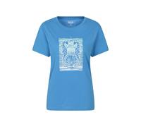 Mountain Warehouse Printed Womens Seahorse Relaxed Fit T-Shirt Bright Blue Women's Size 16