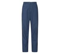 Mountain Warehouse Women's Quest Lightweight Trousers - Navy - Navy - 16 UK R - 65% Polyester/35% Cotton