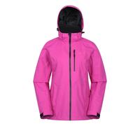 Mountain Warehouse Women's Rainforest II Extreme Waterproof Jacket - Bright Pink - 20 UK - Bright Pink - 100% Polyamide