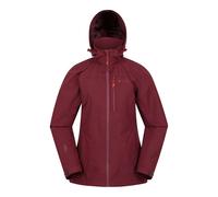 Mountain Warehouse Women's Rainforest II Extreme Waterproof Jacket - Burgundy - 14 UK - Burgundy - 100% Polyamide