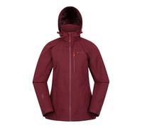 Mountain Warehouse Women's Rainforest II Extreme Waterproof Jacket - Burgundy - 16 UK - Burgundy - 100% Polyamide