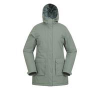 Mountain Warehouse Womens Ranger Water Resistant Padded Parka - Khaki Green - 14 UK - Khaki Green - 100% Polyester