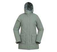 Mountain Warehouse Womens Ranger Water Resistant Padded Parka - Khaki Green - 14 UK - Khaki Green