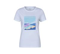Mountain Warehouse Womens Regional Southwold Graphic Short Sleeve Tee In White -