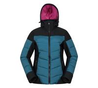 Mountain Warehouse Womens Resort RECCO Padded Ski Jacket - Dark Green - 10 UK - Dark Green - 78% Polyamide/22% Elastane