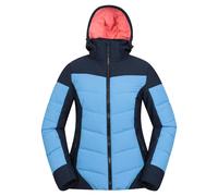Mountain Warehouse Womens Resort RECCO Padded Ski Jacket - Navy - 16 UK - Navy - 78% Polyamide/22% Elastane