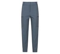 Mountain Warehouse Womens Ridge Barrel Hiking Trousers - Navy - 12 UK - Navy - 92% Polyamide/8% Elastane