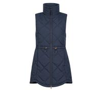 Mountain Warehouse Rye Womens Long Quilted Gilet - Navy - Navy - Size: 10