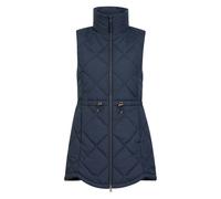 Mountain Warehouse Womens Rye Quilted Long Length Gilet - Navy - 12 UK - Navy - 100% Mixed