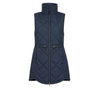 Mountain Warehouse Womens Rye Quilted Long Length Gilet - Navy - 14 UK - Navy - 100% Mixed