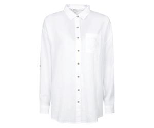 Mountain Warehouse Womens Santiago Oversized Shirt - White - 16 UK - White - 100% Cotton
