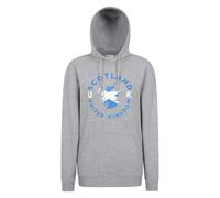 Mountain Warehouse Women's Scottish Flag Overhead Hoodie - Light Grey - Light Grey - M - 81% Cotton/12% Polyester/7% Viscose