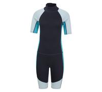Mountain Warehouse Womens Shorty Wetsuit with Easy Glide Zip Fastening Swimwear Navy - Size UK 24-26 (Womens)