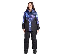 Mountain Warehouse Womens Ski Jacket & Pants Set - Padded Insulation, Snowskirt, Zipped pockets & Adjustable Hood - Best for Autumn, Winter, Outdoors & Travelling Bright Blue Women's Size 8