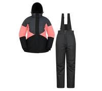 Mountain Warehouse Womens Ski Jacket & Trousers Set - Bright Pink - 16 UK - Bright Pink - 100% Polyester