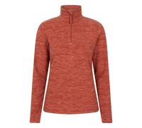 Mountain Warehouse Womens Snowdon Melange Fleece Top - Burnt Orange - 4 UK - Burnt Orange - 100% Polyester
