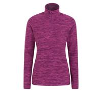 Mountain Warehouse Women's Snowdon Melange Fleece Top - Grape - 8 UK - Grape - 100% Polyester