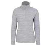 Mountain Warehouse Women's Snowdon Melange Fleece Top - Grey - Grey - 4 UK