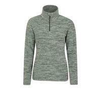 Mountain Warehouse Women's Snowdon Melange Fleece Top - Khaki - 12 UK - Khaki - 100% Polyester