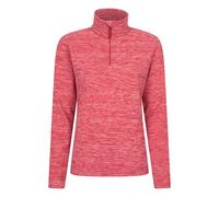 Mountain Warehouse Women's Snowdon Melange Fleece Top - Red - Red - 6 UK