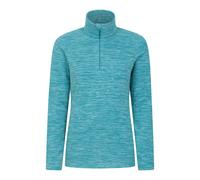 Mountain Warehouse Women's Snowdon Melange Fleece Top - Teal - Teal - 4 UK