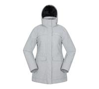 Mountain Warehouse Womens Snowdrift Waterproof Ski Jacket - Light Grey - 16 UK - Light Grey - 100% Polyester