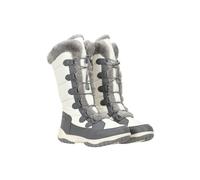 Mountain Warehouse Womens Snowflake Extreme Long Snow Boots - White - 6 UK - White - 100% Synthetic