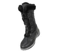 Mountain Warehouse Women's Snowflake Snow Boots - Black - 4 UK - Black - 50% Textile/50% Synthetic