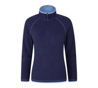 Mountain Warehouse Womens Soft Lightweight Half Zip Fleece - Navy - Size 6 UK