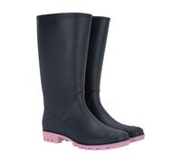 Mountain Warehouse Women's Splash Wellington Boots - Dark Blue - Dark Blue - 6 UK - 70% Synthetic/30% Textile