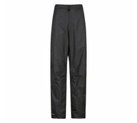 Mountain Warehouse Womens Spray Waterproof Trousers - Black - 8 UK R - Black - 100% Polyester
