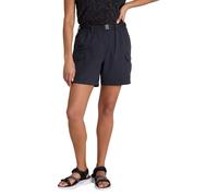 Mountain Warehouse Womens Stellar Ripstop Hiking Cargo Shorts - Black - 8 UK - Black - 100% Mixed