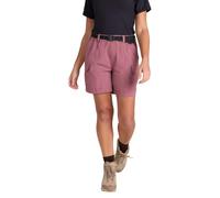 Mountain Warehouse Womens Stellar Ripstop Hiking Cargo Shorts - Dark Pink - 12 UK - Dark Pink - 100% Mixed