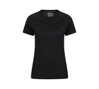 Mountain Warehouse Womens Summit Merino Wool Thermal Top - Black - 10 UK - Black - 50% Merino Wool/50% Polyester