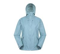 Mountain Warehouse Womens Swerve Packaway Waterproof Jacket - Light Teal - 20 UK - Light Teal - 100% Polyester