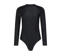 Mountain Warehouse Womens Sydney Long-Sleeved One Piece Swimsuit - Black - 8 UK - Black - 100% Mixed