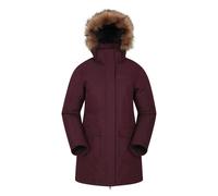 Mountain Warehouse Womens Tarka II Long Padded Jacket - Burgundy - 10 UK - Burgundy