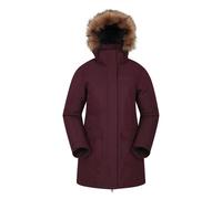 Mountain Warehouse Womens Tarka II Long Padded Jacket - Burgundy - 12 UK - Burgundy - 100% Polyester