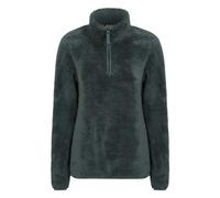 Mountain Warehouse Womens Teddy Fleece Quarter Zip Fleece Top - Green - 6 UK - Green - 100% Polyester