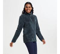 Mountain Warehouse Womens Teddy Fleece Quarter Zip Fleece Top - Green - Green - 6 UK